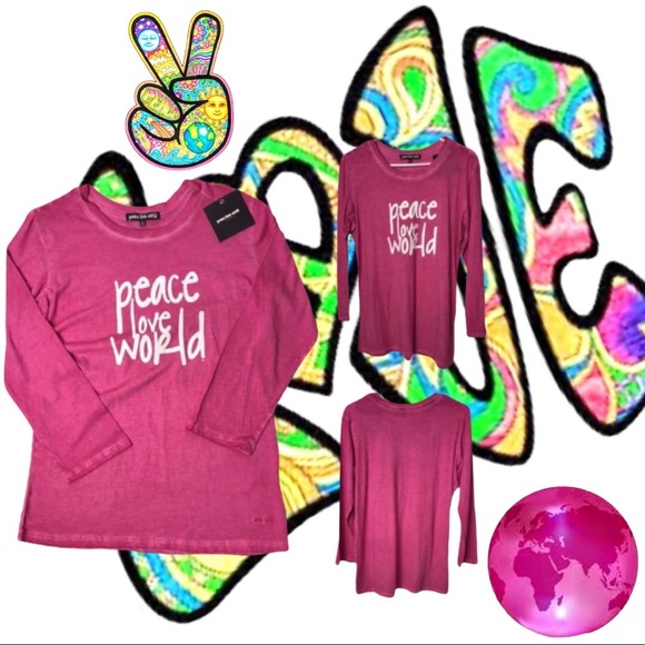 NWT PEACE LOVE WORLD The Doni Long-Sleeve Top - Picture 15 of 15
